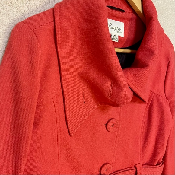 LATTE BY COFFEESHOP BELTED COAT - Picture 3 of 16